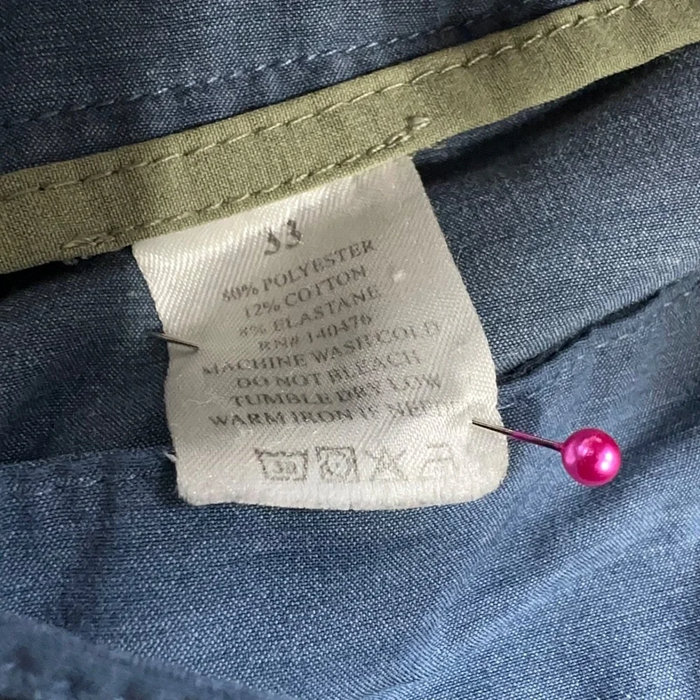 Faherty All day Shorts Mens Sz 33 Blue Drawstring Chino Stretch Casual Pockets